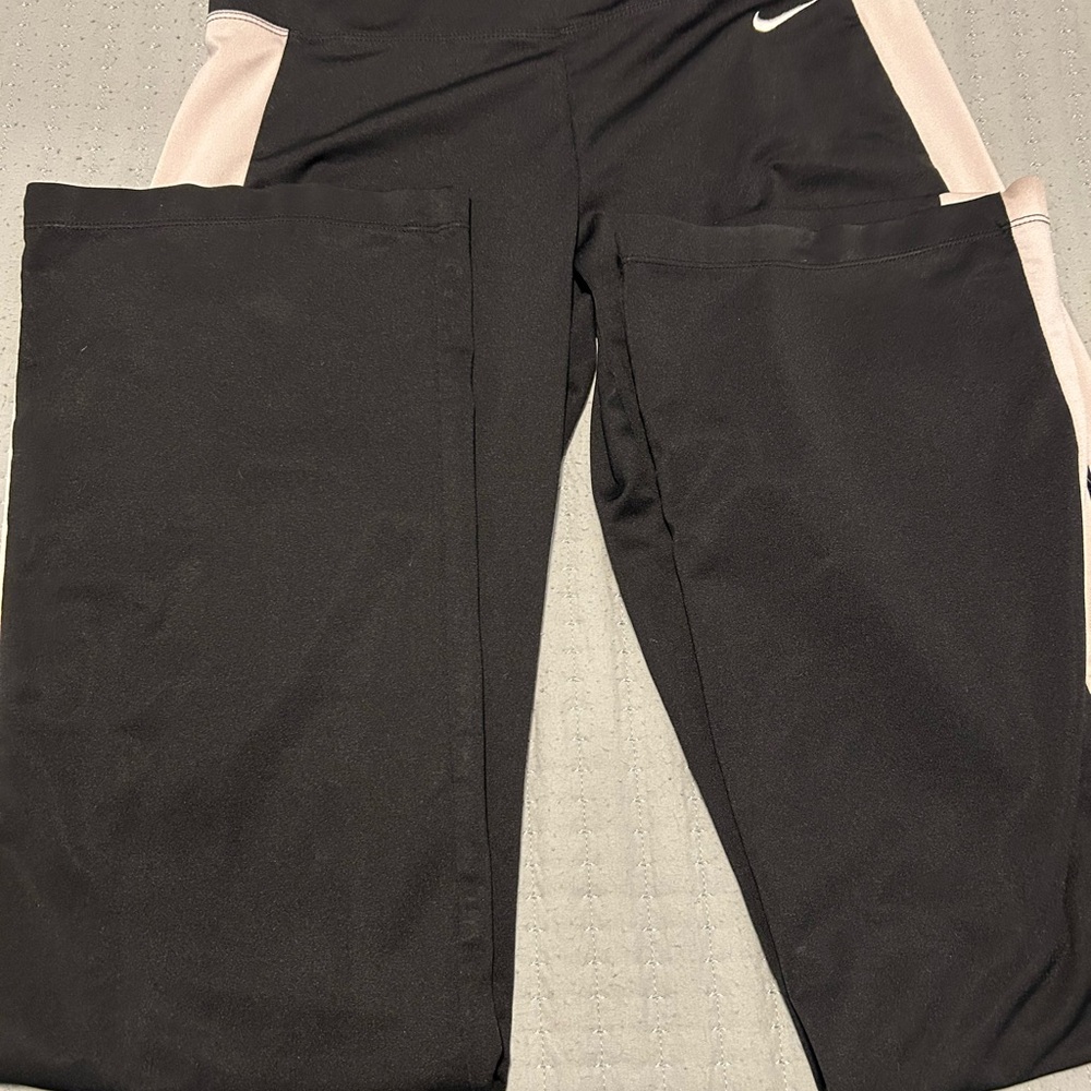 Nike Black and Smokey Gray Athletic Pants